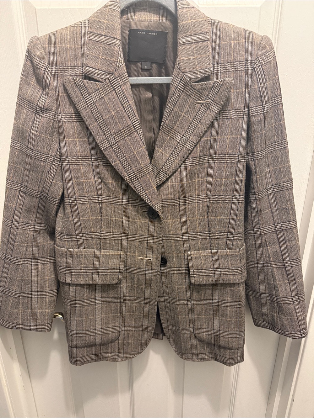 Marc Jacobs Women's Dark Academia Blazer with Button Details 100% wool